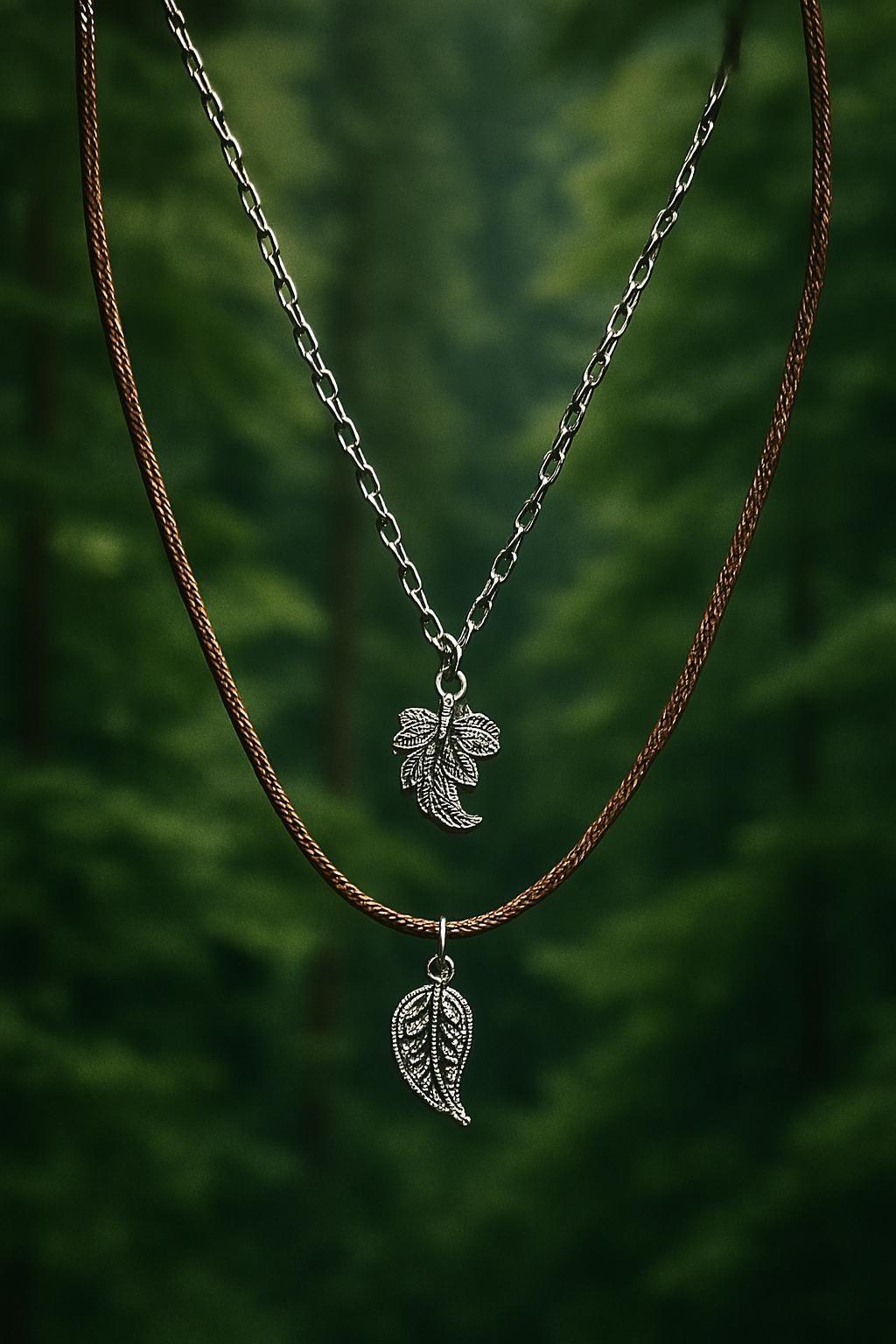 Elegant Leaf Necklace β Sterling Silver Pendant, Nature-Inspired Jewelry, Boho Chic Gift for Her, BoutiqueByCheryl