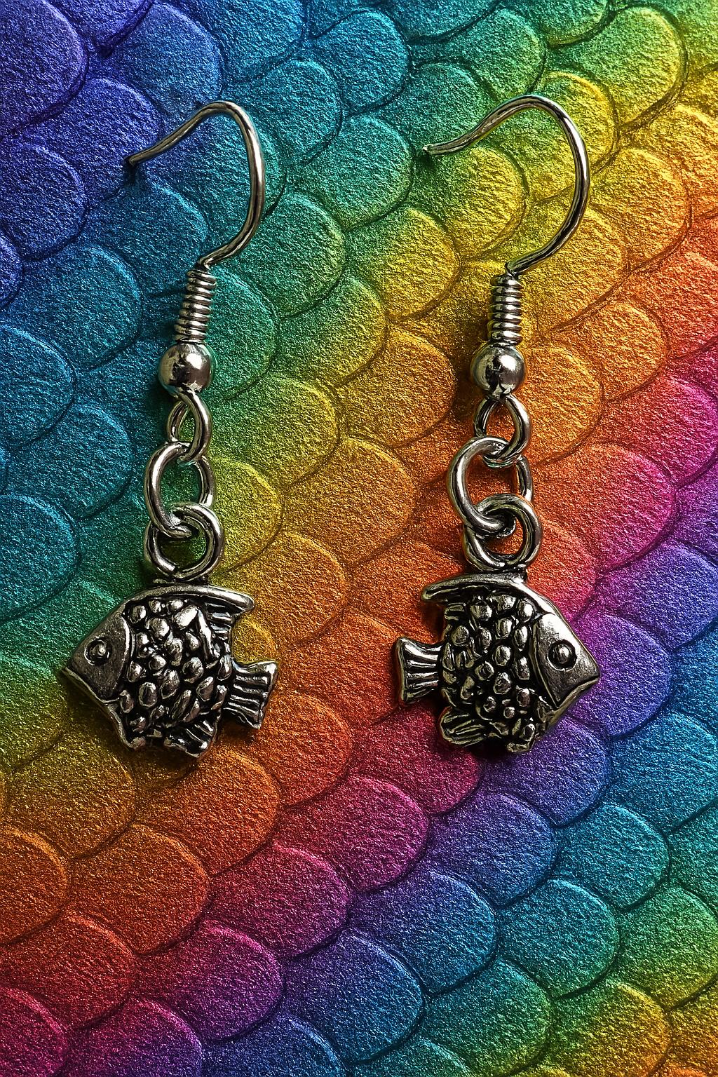 Silver Sea Animal Earrings β Handmade Ocean-Inspired Jewelry, Dolphin, Turtle, Starfish Charms, BoutiqueByCheryl Gift for Her