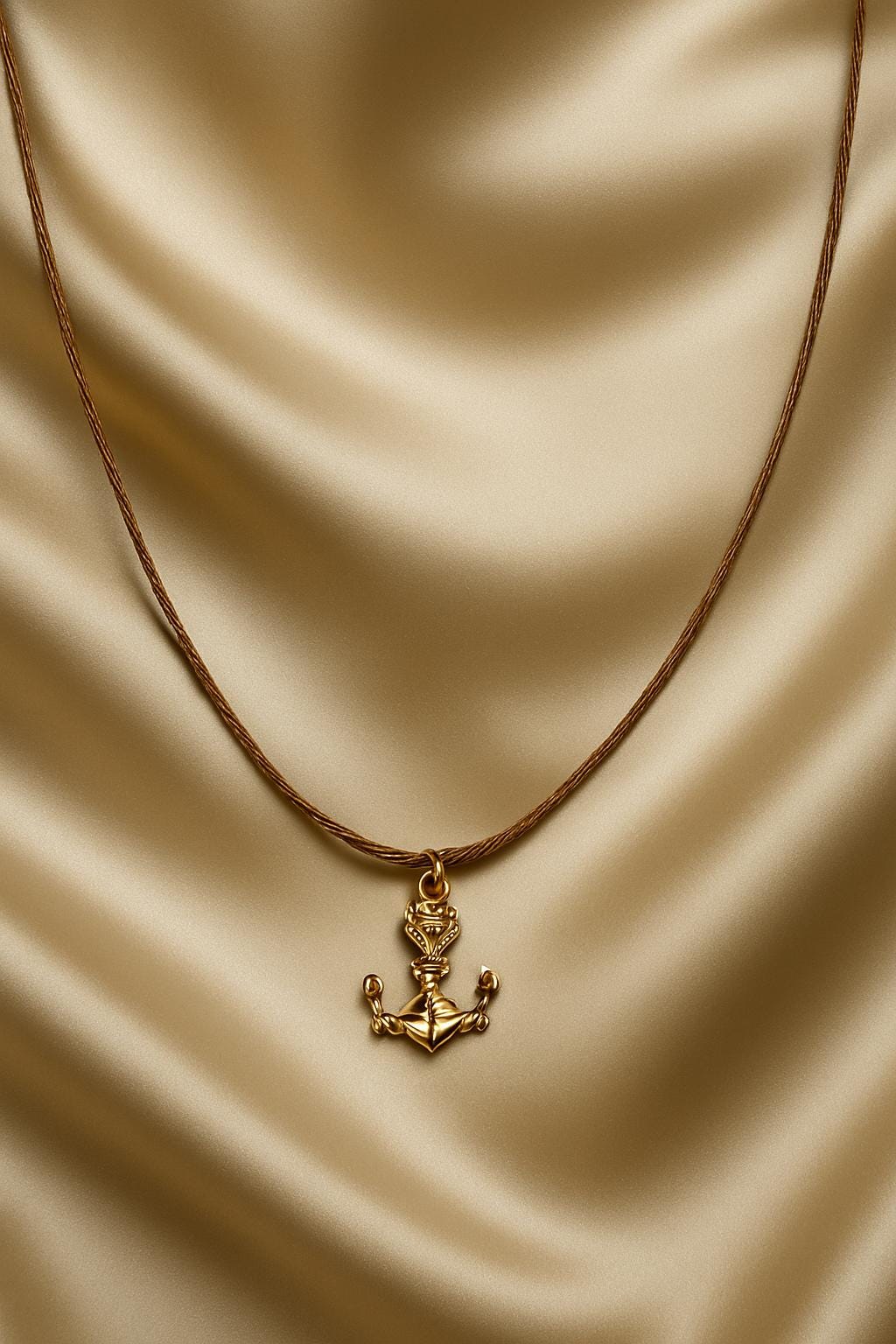 Elegant Anchor Necklace – Sterling Silver Pendant, Gold Pendant, Nautical Jewelry, Boho Chic Gift for Her, BoutiqueByCheryl
