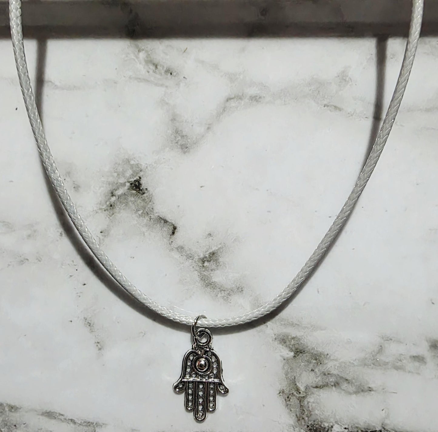 Elegant Hamsa Necklace – Sterling Silver Protection Amulet, Spiritual Jewelry Gift for Her, BoutiqueByCheryl