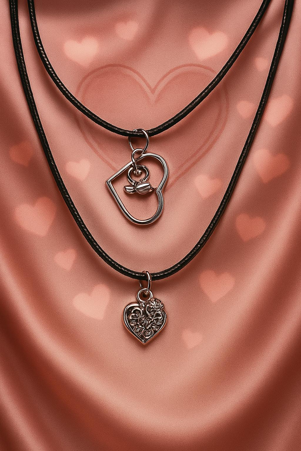 Elegant Heart Necklace – Sterling Silver Pendant, Romantic Jewelry, Boho Chic Gift for Her, BoutiqueByCheryl