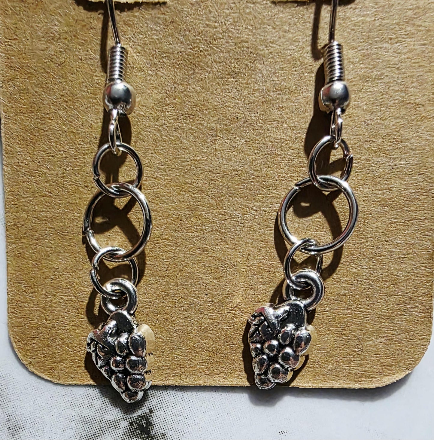Elegant Silver Food Earrings – Sterling Silver Culinary Charm Jewelry, Whimsical Gift for Her, BoutiqueByCheryl
