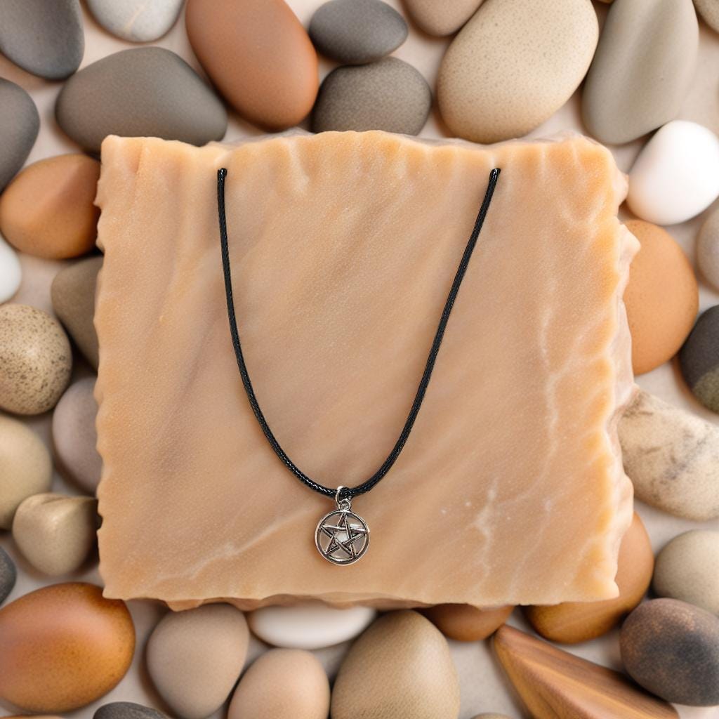 Leather Necklace with Silver Star Pendant – Celestial Boho Jewelry, Rustic Chic Gift for Her, BoutiqueByCheryl