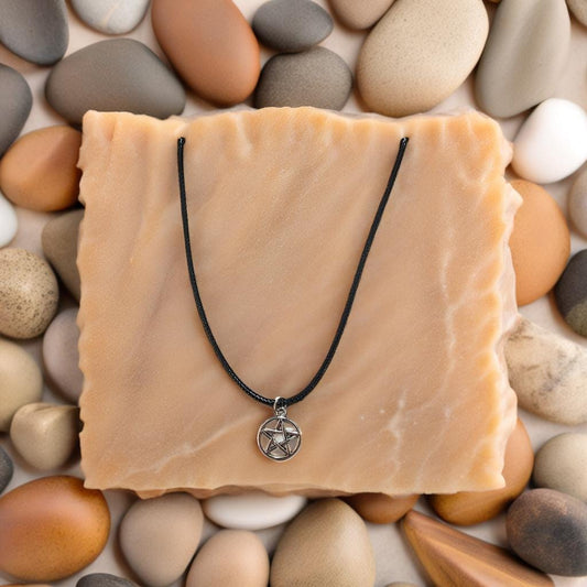 Leather Necklace with Silver Star Pendant – Celestial Boho Jewelry, Rustic Chic Gift for Her, BoutiqueByCheryl