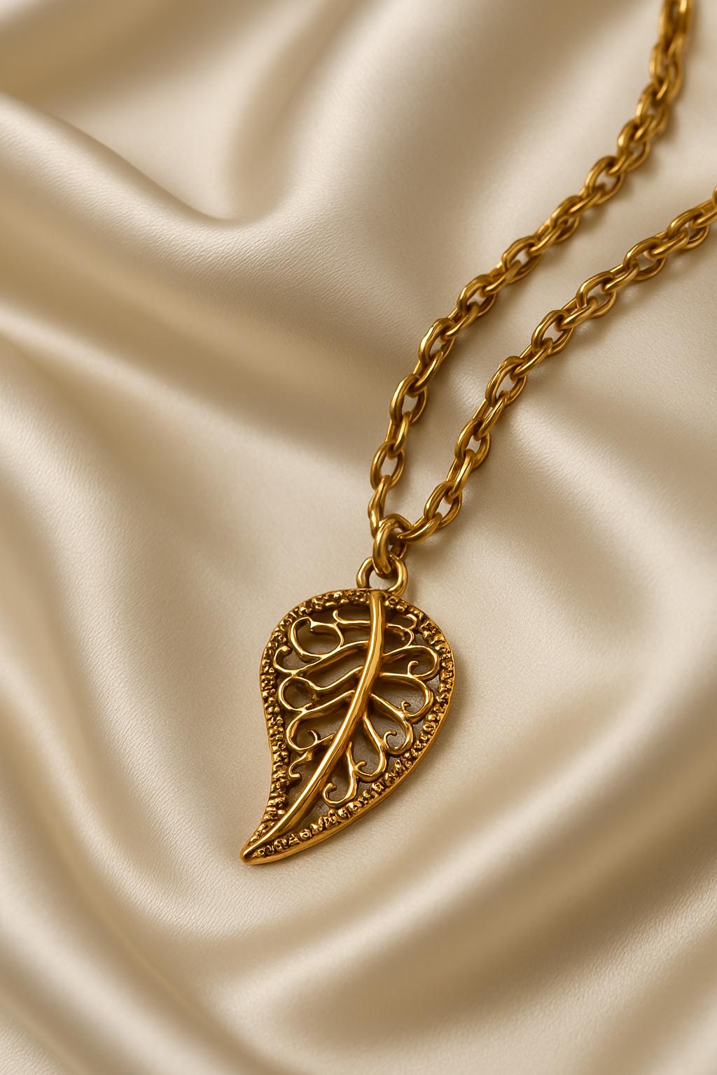 Elegant Leaf Necklace – Sterling Silver Pendant, Nature-Inspired Jewelry, Boho Chic Gift for Her, BoutiqueByCheryl