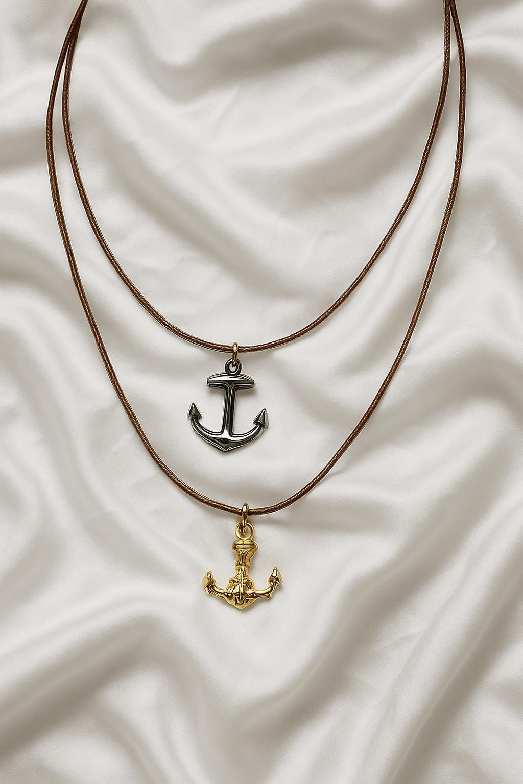Elegant Anchor Necklace – Sterling Silver Pendant, Gold Pendant, Nautical Jewelry, Boho Chic Gift for Her, BoutiqueByCheryl