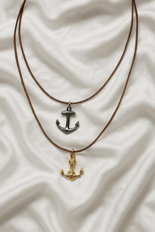 Elegant Anchor Necklace – Sterling Silver Pendant, Gold Pendant, Nautical Jewelry, Boho Chic Gift for Her, BoutiqueByCheryl