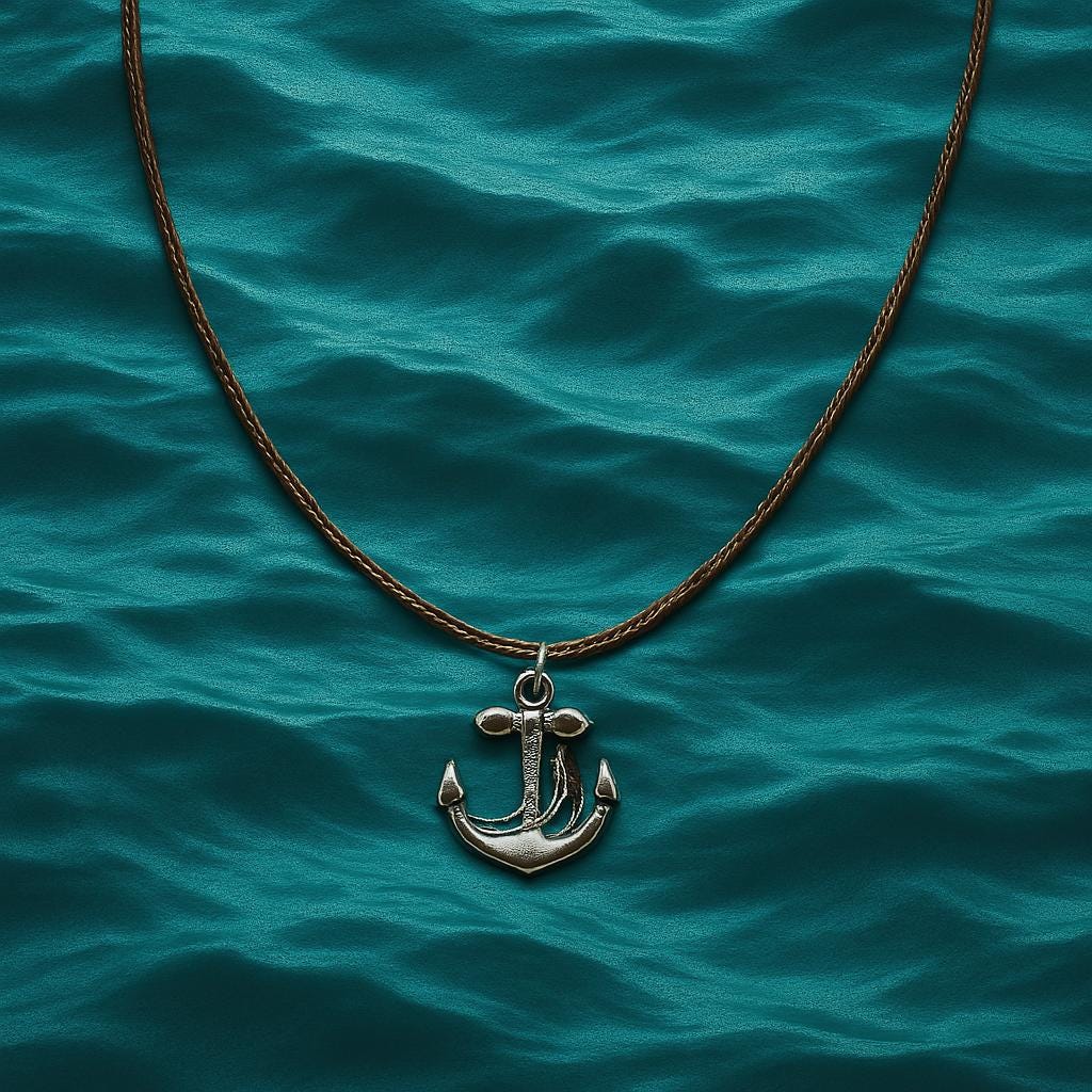 Elegant Anchor Necklace – Sterling Silver Pendant, Gold Pendant, Nautical Jewelry, Boho Chic Gift for Her, BoutiqueByCheryl