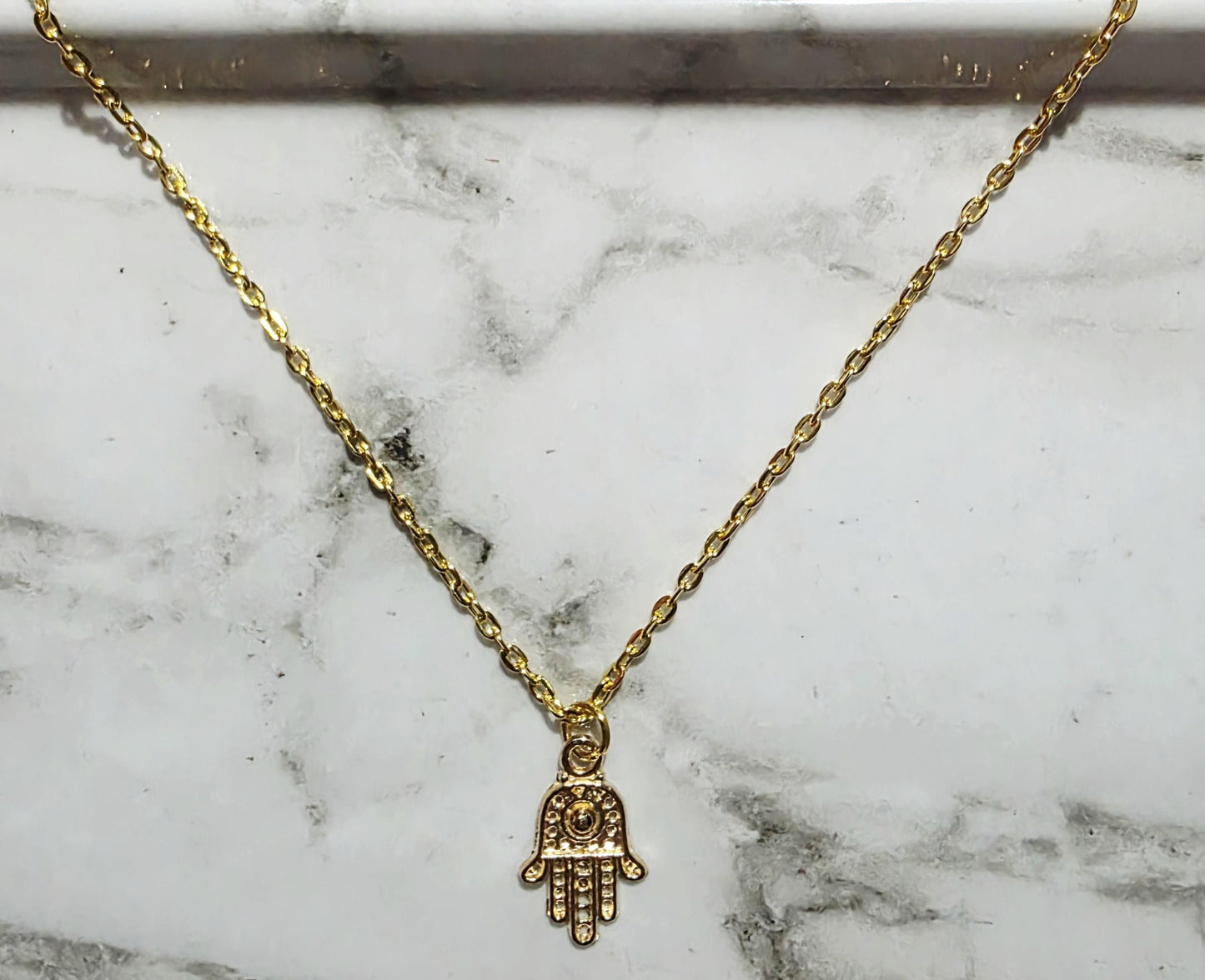 Elegant Hamsa Necklace – Sterling Silver Protection Amulet, Spiritual Jewelry Gift for Her, BoutiqueByCheryl