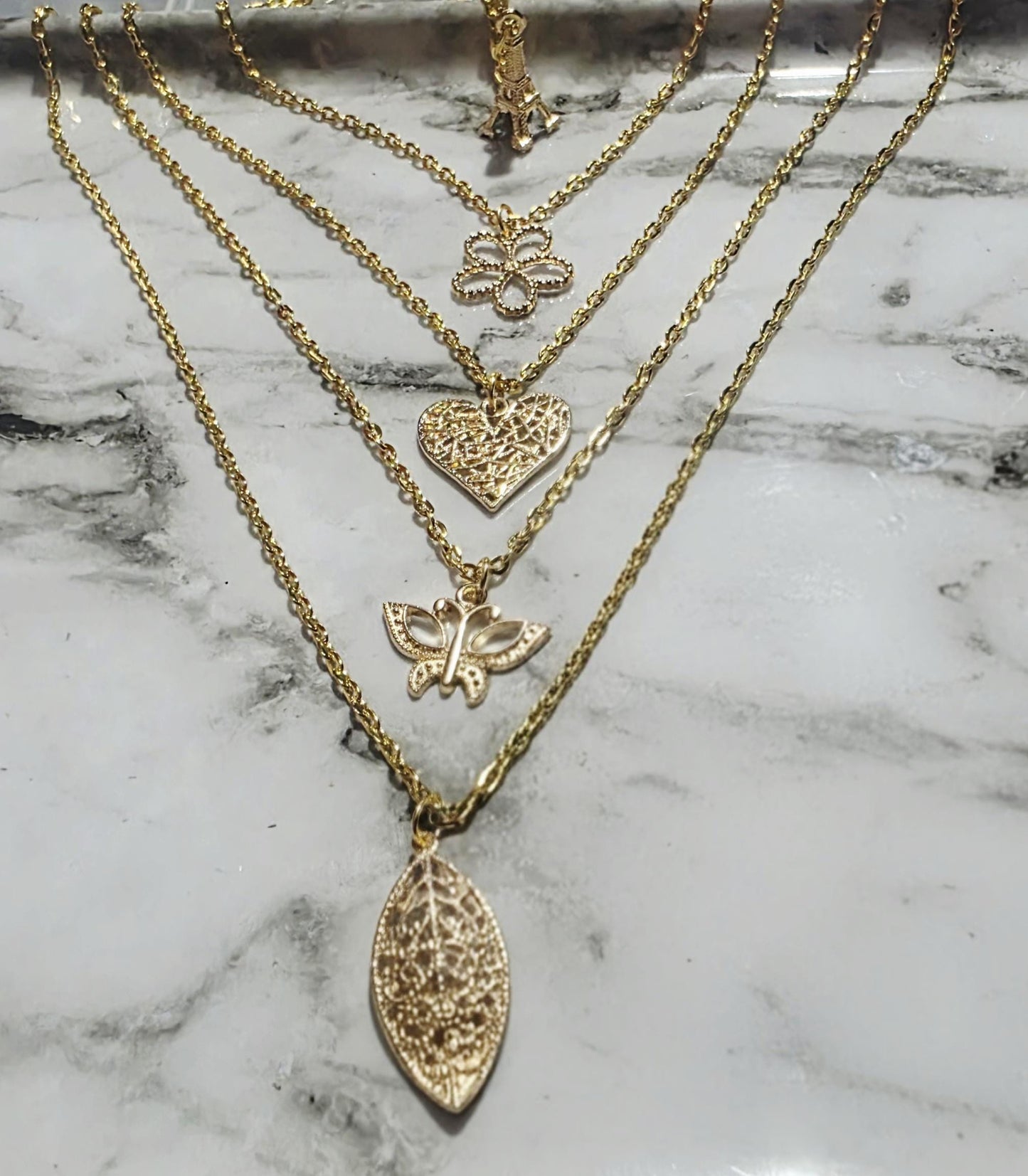 Gold Necklace – Elegant Gold-Plated Pendant, Timeless Handmade Jewelry, Boho Chic Gift for Her, BoutiqueByCheryl