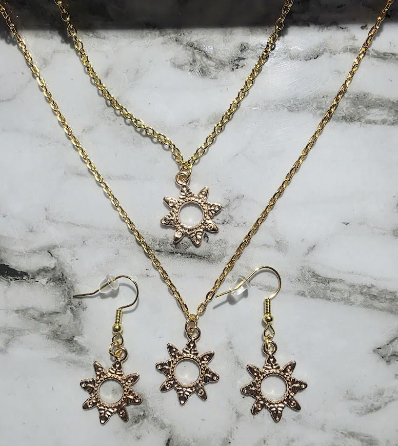 Elegant Rose Gold Earrings – Dainty Dangle Earrings, Feminine Jewelry, Boho Chic Gift for Her, BoutiqueByCheryl