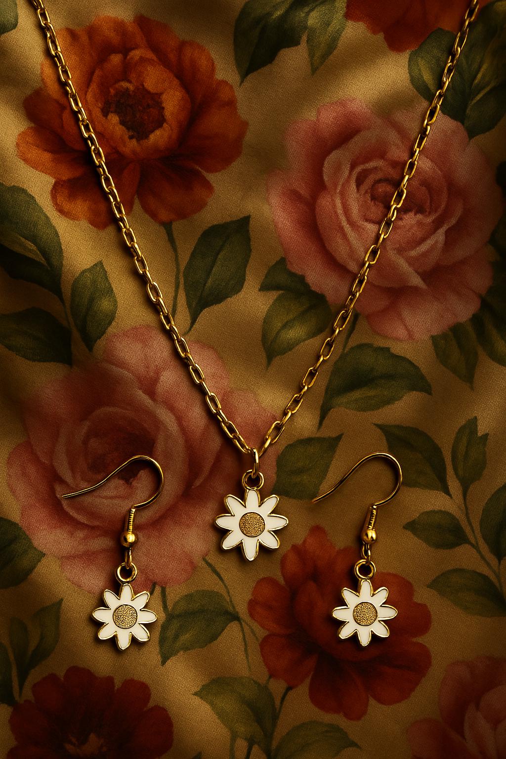 Elegant Flower Necklace – Sterling Silver Pendant, Botanical Jewelry, Boho Chic Gift for Her, BoutiqueByCheryl