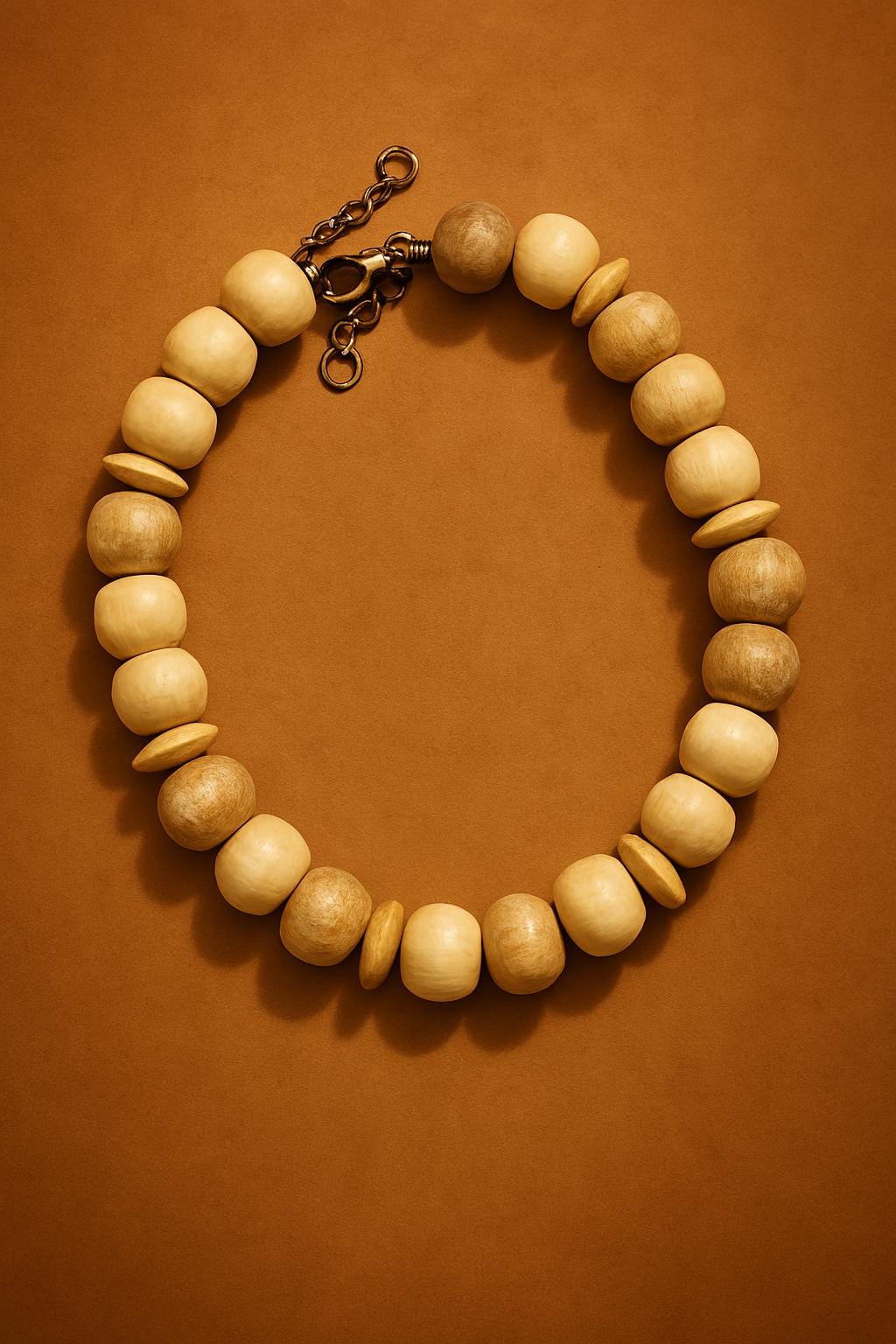 Handmade Wooden Beaded Bracelet – Boho Natural Jewelry, Earthy Tones, BoutiqueByCheryl Gift for Him or Her, Adjustable Wristwear