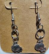 Elegant Silver Pumpkin Earrings – Sterling Silver Fall Jewelry, Autumn Harvest Gift for Her, BoutiqueByCheryl