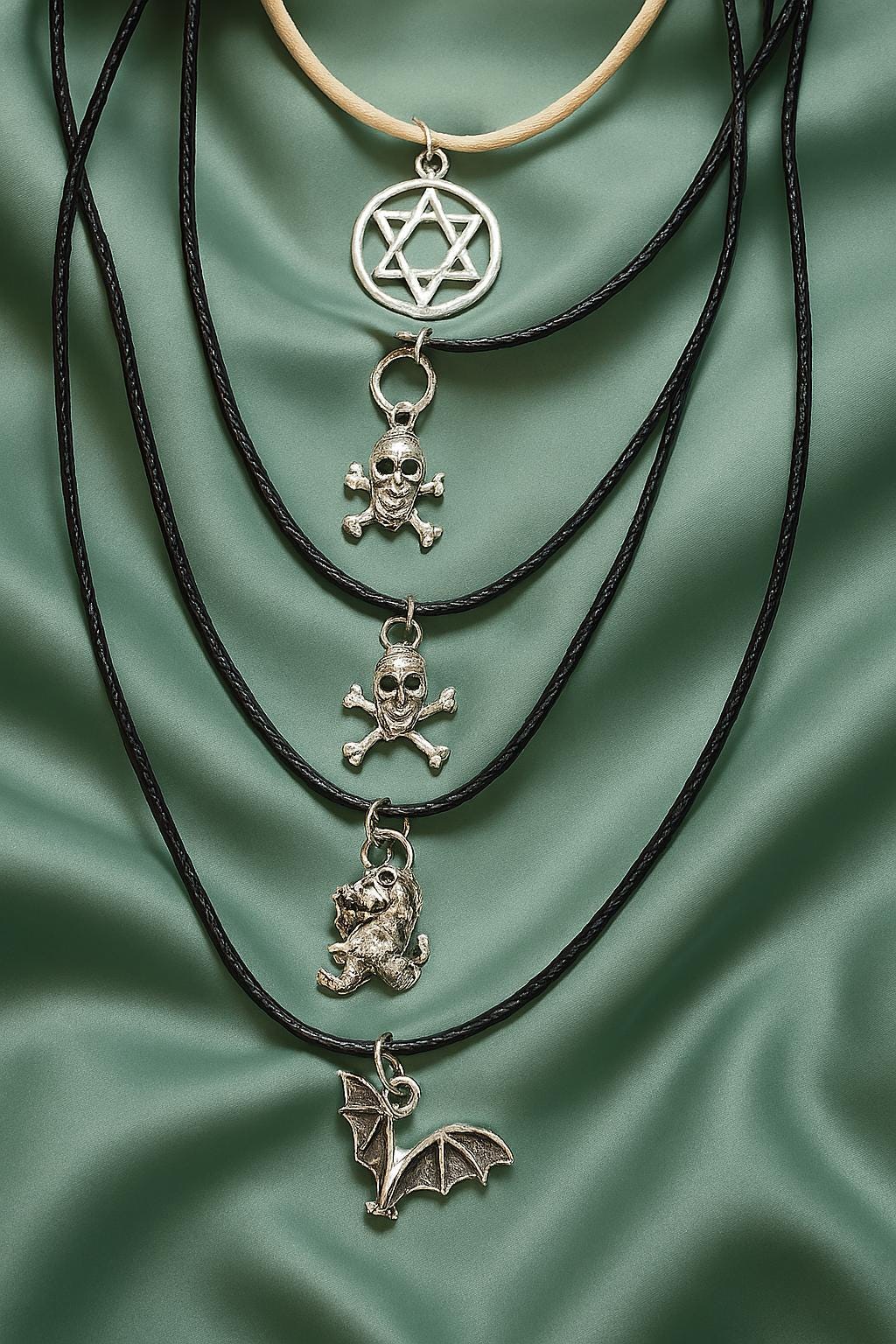 Stylish Leather Necklace with Pendants – Rustic Boho Jewelry, Unisex Gift, BoutiqueByCheryl