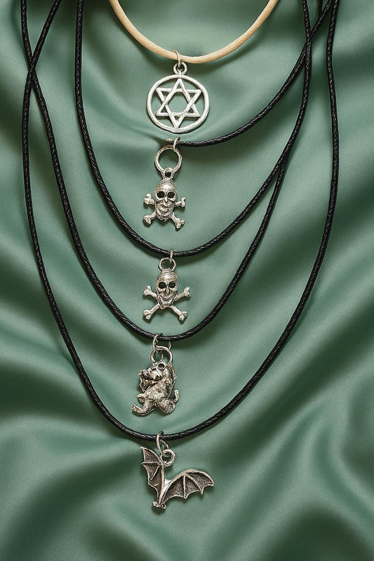 Stylish Leather Necklace with Pendants – Rustic Boho Jewelry, Unisex Gift, BoutiqueByCheryl